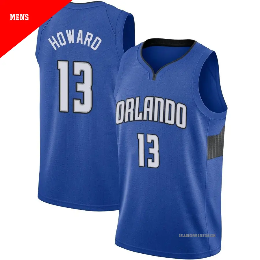 ＃13 Men's Jett Howard Orlando Magic 2020/21 Swingman Royal JerseyStatement Edition