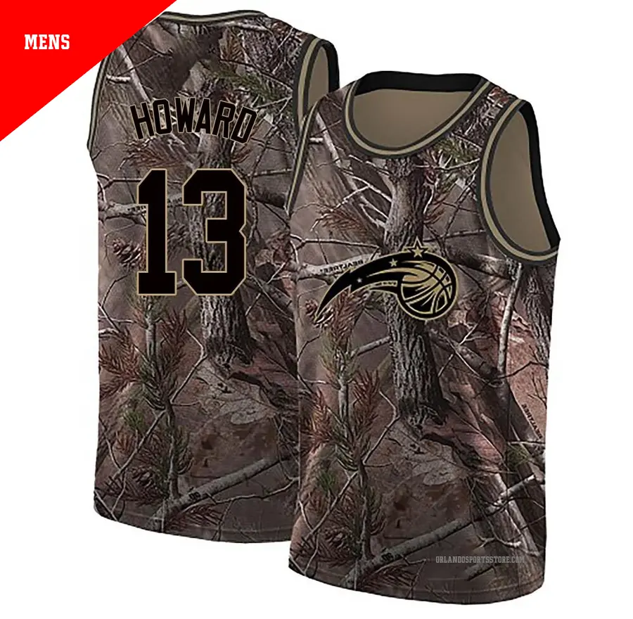 ＃13 Men's Jett Howard Orlando Magic Camo Swingman Realtree Collection Jersey