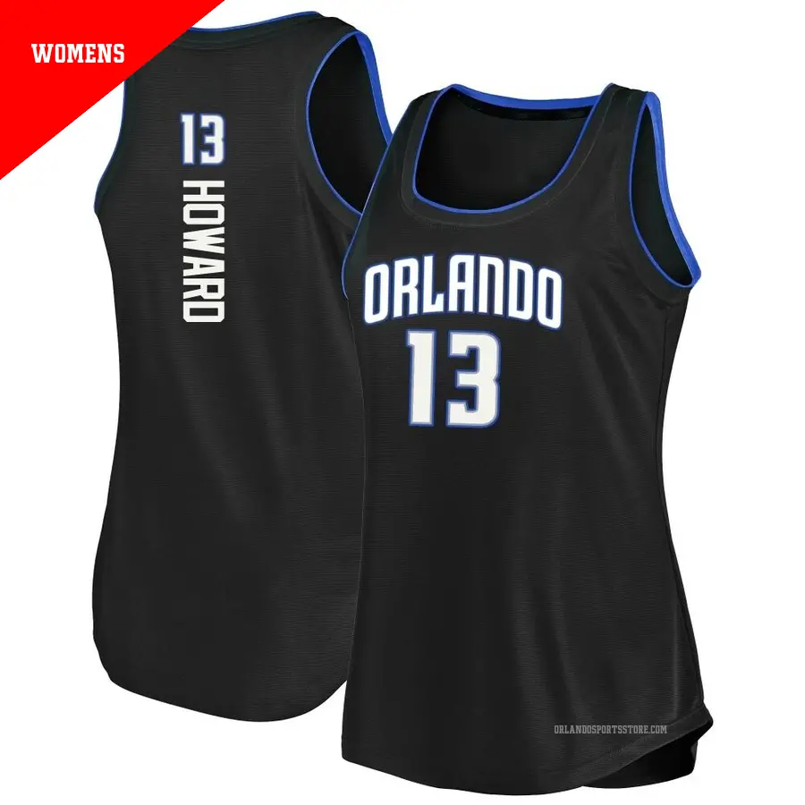 ＃13 Women's Jett Howard Orlando Magic 2019/20 Fast Break Black Tank JerseyIcon Edition