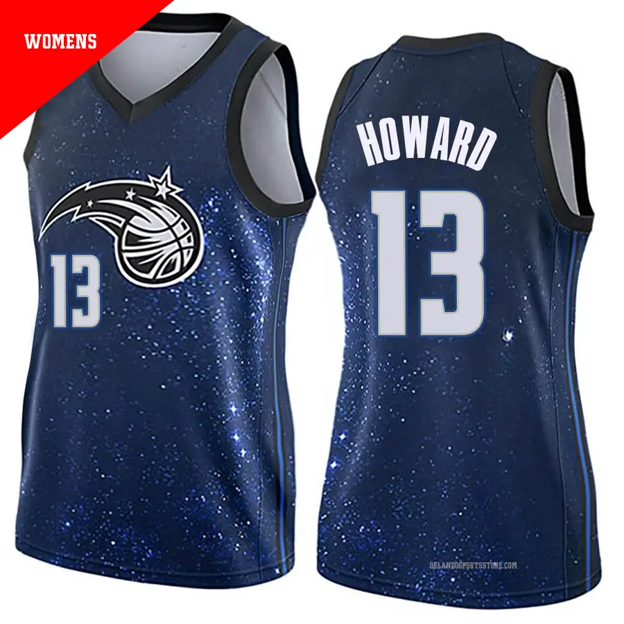 ＃13 Women's Jett Howard Orlando Magic Blue Swingman JerseyCity Edition