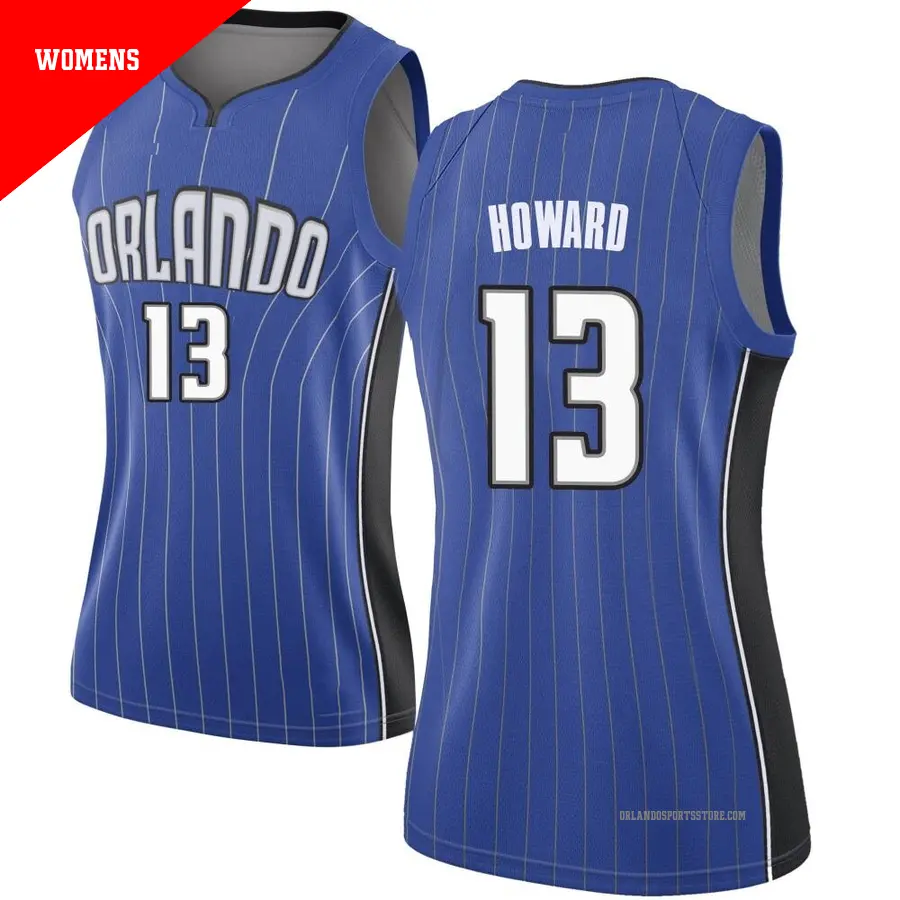 ＃13 Women's Jett Howard Orlando Magic Royal Swingman JerseyIcon Edition